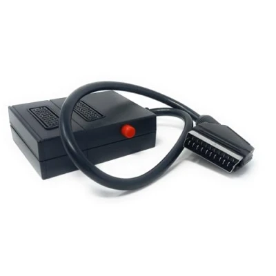Image of 2 WAY Switchable SCART Adapter 1 Input Output Selector Switch TV, DVD Splitter Box