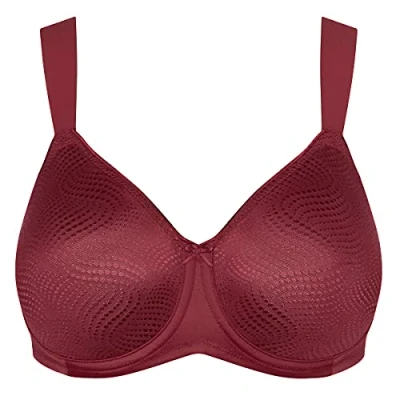 Image of Triumph Essential Minimizer W X bra Women&#039;s, Garnet Brown, 32C