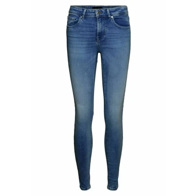 Image of VERO MODA Women&#039;s Vmsophia Hr Ri389 Ga Noos Skinny Jeans, Medium Blue (Medium Denim), M / 32L