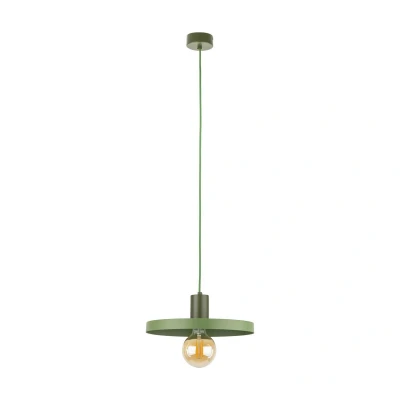 Image of Sila 30cm Dome Pendant Ceiling Light Green 1xE27