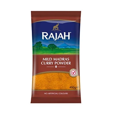 Image of Rajah Spices Mild Madras Curry Powder (400g)