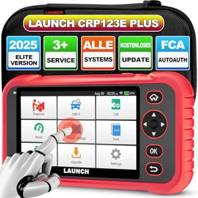 Image of LAUNCH CRP123E Plus OBD2 Diagnostic Tool, Full Systems OBD/OBD2 Scanner for ENG/AT/ABS/SRS/DOOR/EPB/EES/TPMS/AFS Etc, Code Reader with 3 Reset Service SAS Reset, Oil Throttle 2024 Model