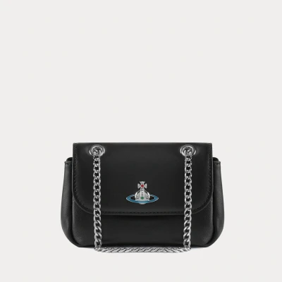 Image of Vivienne Westwood Leather Small Shoulder Bag