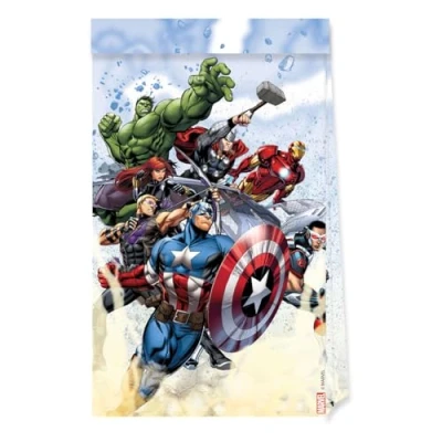 Image of Procos Avengers Infinity Stones 4 Party paper bags