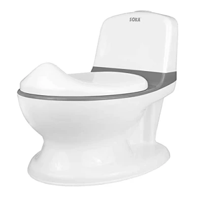 Image of SOKA Grey Toddler Infant First Potty WC Educational Training Aid Toy