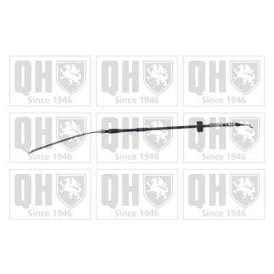 Image of 701609701 Brake Cable QUINTON HAZELL BC2321 840mm VOLKSWAGEN: TRANSPORTER 4, 4 Bus