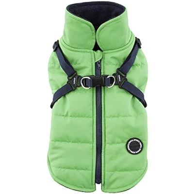 Image of Puppia Authentic Mountaineer II Winter Vest XX Large Green