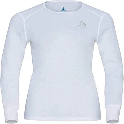 Image of Odlo Women Functional Underwear Long Sleeve Shirt ACTIVE WARM ECO, white, 3XL