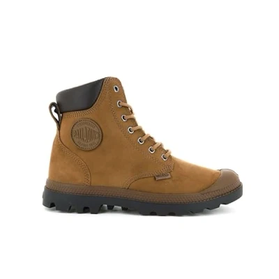 Image of Palladium Unisex Adults Pampa Sport Cuff WPS Classic Boots, Brown (Marron Mahogany/Chocolate 728), 10.5 UK