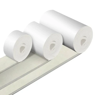Image of teeppo Furniture Pads Floor Protectors, Felt for Feet 3x1M(10cm + 5cm 2cm), Chair Leg Protectors with 4mm Thick, Self Adhesive, Anti Scratches and Reduce Noise, White