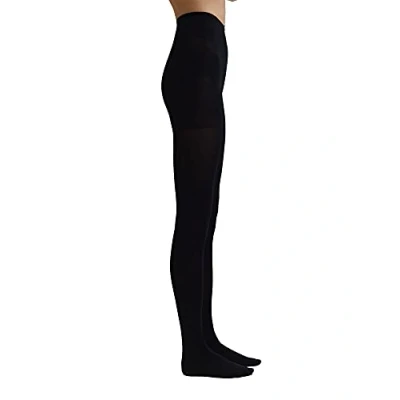 Image of ESPRIT Women&#039;s Shaping 80 DEN W Ti Opaque Shaper Effect 1 Pair Tights, Blue Marine 6120, XXL