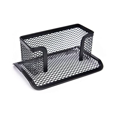 Image of ARFUKA Business Card Holder Mesh Holders Name Display Stand Organizer for Office Desk Tabletop Countertop Black