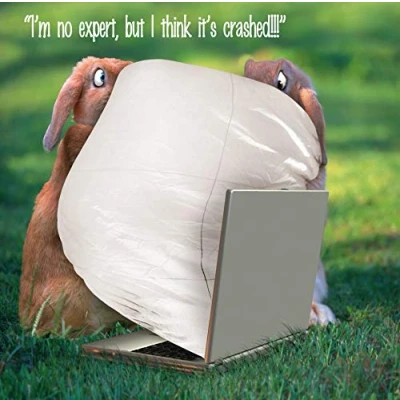 Image of Crashed, Open, Greetings Card, 163x163mm