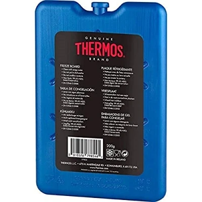 Image of 2 x Thermos Freeze Board Ice Pack Small Block Flat Travel Box 200g