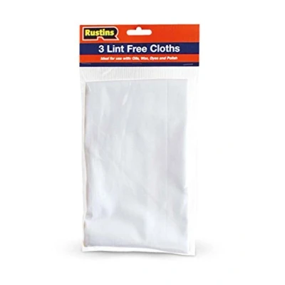 Image of Rustins Lint Free Cloths Pack 3 (198686)