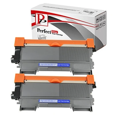 Image of PerfectPrint Compatible Toner cartridge Replacement for Brother DCP 7055 7057 HL 2130 2132 2135W TN2010 (Black, 2 pack)