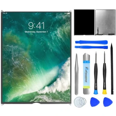 Image of NB+ LCD Replacement For iPad 5 2017/iPad 6 2018/iPad Air 1st 2013 9.7&quot; Display Unit Front Panel Black No Touch Screen with Tools