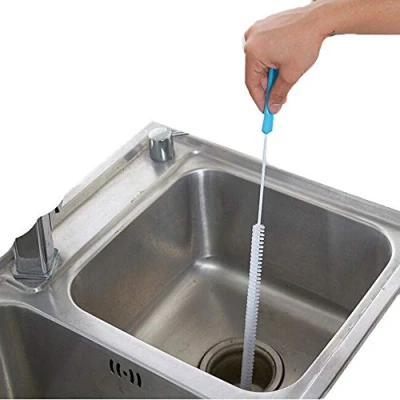 Image of 71cm Sink Drain Cleaning Brush,Drain Brush,Sink Cleaner,Kitchen Brush, Waterpipe Cleaner Kitchen Tool