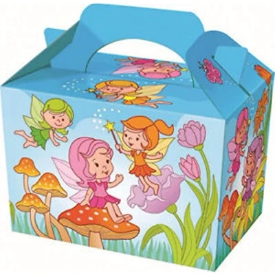 Image of MustBeBonkers 10 Party Boxes Themed Character Loot Treat Box plus FREE Paper Bags (Fairy)