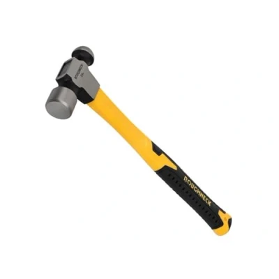 Image of Roughneck Ball Pein Hammer Fibreglass Shaft 680g (24oz) Black and Yellow