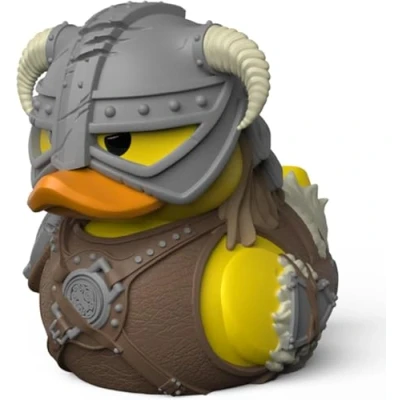Image of TUBBZ Boxed Edition Dovahkiin Collectible Vinyl Rubber Duck Figure Official Skyrim Merchandise Fantasy Video Games