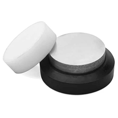 Image of Round JEWELLERS Bench Block with Rubber Base Steel &amp; Nylon Metal Wor