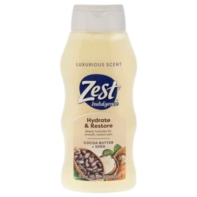 Image of Zest Body Wash Enriched with Wild Cocoa Butter and Shea Hydrating Soap Suitable for All Skin Types 532 ml