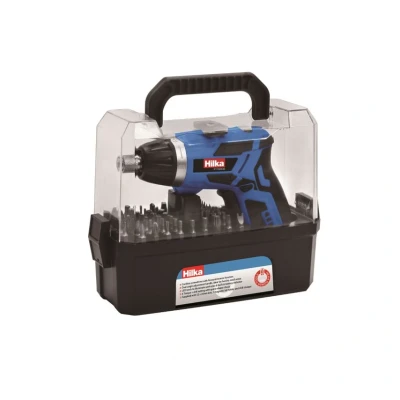 Image of Hilka PTCSDK36 3.6V Li ion Cordless Screwdriver Kit, Blue