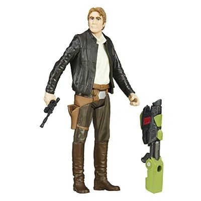 Image of Star Wars B5666ES00 The Force Awakens Jungle Mission Han Solo Action Figure