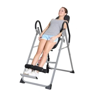 Image of Kemket® Gravity Heavy Duty Inversion Table with Adjustable Headrest &amp; Protective Belt Back Stretcher Machine for Pain Relief Therapy