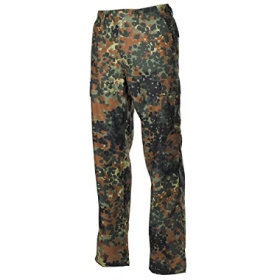 Image of MFH Men&#039;s US BDU Combat Trousers Flecktarn Size L
