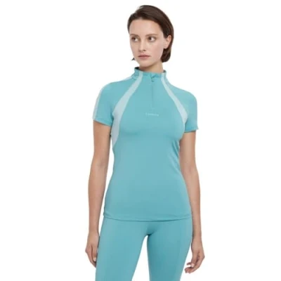 Image of LeMieux Maria Mesh Short Sleeve Womens Baselayer Lagoon 6