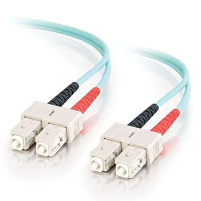 Image of C2G 2mFibre/Fiber Optic Cable for 10Gb Base SR and 10GBase LRM SC/SC LSZH Duplex Multimode 50/125 Fibre