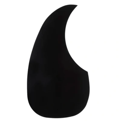 Image of Musiclily Left Handed Self Adhesive Teardrop Acoustic Guitar Pickguard for Martin D28 Style guitar, Black