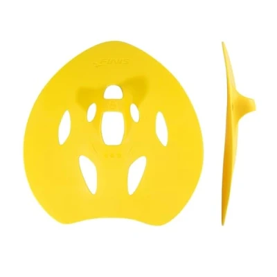 Image of FINIS Manta Swim Training Hand Paddle for Competitive Swimming Exercise, Small, Yellow