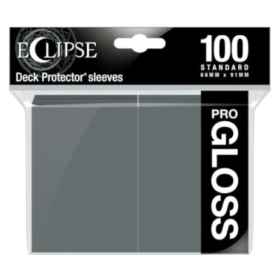 Image of Ultra Pro E 15611 Eclipse Gloss Standard Sleeves (100 Pack) Smoke Grey