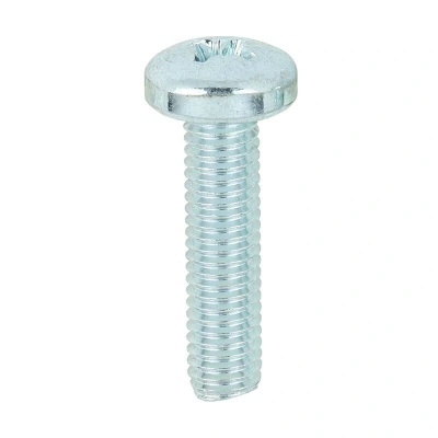 Image of 6x TIMCO Metric Threaded Machine Screws Pz Pan Head Zinc 5020PPM Pack of 100