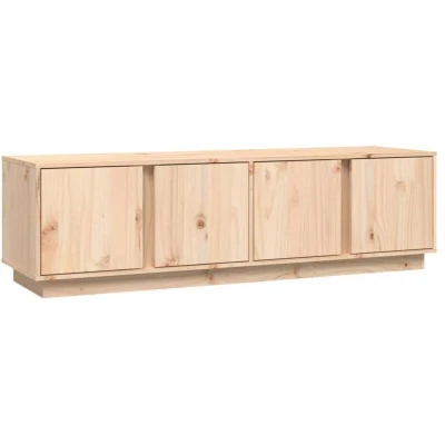 Image of vidaXL TV Cabinet 140x40x40 cm Solid Wood Pine