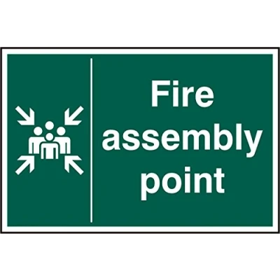 Image of Fire Assembly Point Rpvc (Pk5) 200mm X 300mm