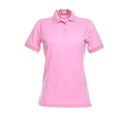 Image of Kustom Kit New Womens Klassic Polo Shirt with Superwash Pink Size 18
