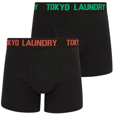 Image of Tokyo Laundry Men&#039;s Walkers 2 Pack Boxer Shorts