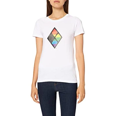 Image of DC COMICS Women&#039;s WOQUINOTS111 T Shirt, Blanc, L