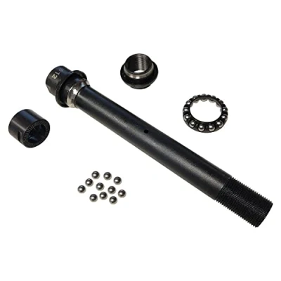 Image of SHIMANO,One Size,Y39F98010 Spares FH M618 B Complete hub axle, Black