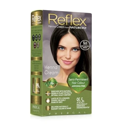 Image of Naturtint Reflex Semi Permanent Hair Colour 5.0 Light Chestnut Brown