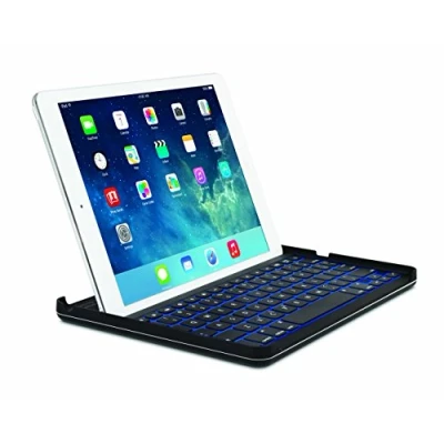 Image of Kensington KeyCover Plus Hard Case Backlit Bluetooth Keyboard for iPad Air Black