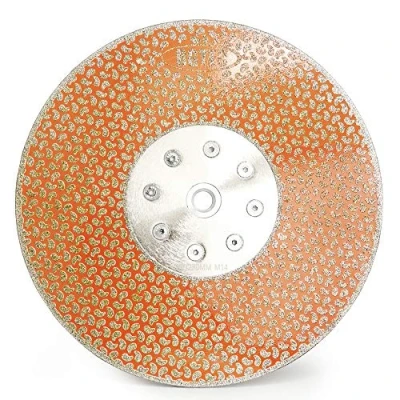 Image of BGTEC 9&#039;&#039;/230mm 2 in 1 Cutting and Grinding Diamond Blade for Granite Marble Engineered Stone Single Side Coated M14 Flange