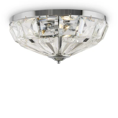 Image of Maytoni Facet Classic 4 Light Ceiling Chrome E14