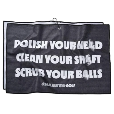 Image of Shanker Golf Towel Funny Microfibre Waffle Gift for Men Perfect Lovers