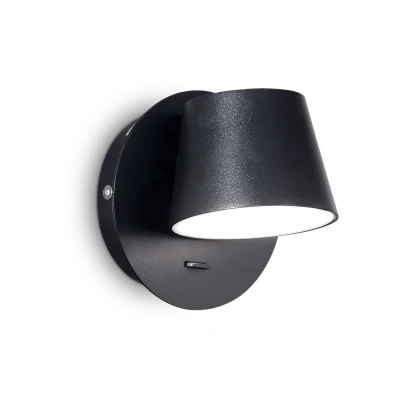 Image of Gim LED Light Dome Wall Black