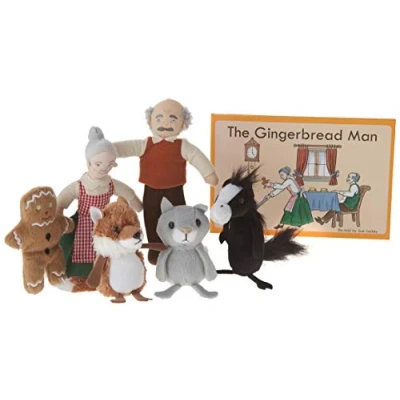 Image of The Puppet Company Traditional Story Sets Gingerbread Man Finger Set, PC007907
